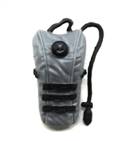 Camel Hydration Pack: GRAY Version - 1:18 Scale Modular MTF Accessory for 3-3/4" Action Figures