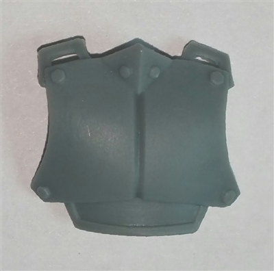 Armor Chest Plate: GRAY Version - 1:18 Scale Modular MTF Accessory for 3-3/4" Action Figures