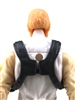 Male Vest: Shoulder Rig GRAY Version - 1:18 Scale Modular MTF Accessory for 3-3/4" Action Figures