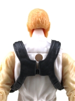 Male Vest: Shoulder Rig GRAY Version - 1:18 Scale Modular MTF Accessory for 3-3/4" Action Figures
