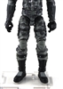 Male Legs: Gray Camo Cloth Legs (NO Armor) -  Right AND Left Pair-NO WAIST-LEGS ONLY  - 1:18 Scale MTF Accessory for 3-3/4" Action Figures