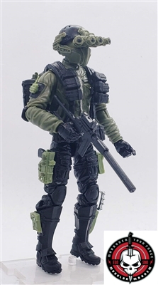 Marauder "NIGHT FIGHTER" Geared-Up MTF Male Trooper - 1:18 Scale Marauder Task Force Action Figure