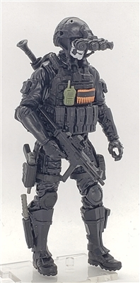 "MIDNIGHT TROOPER" Geared-Up MTF Male Trooper - 1:18 Scale Marauder Task Force Action Figure