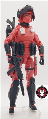 Marauder "RED VAL" Geared-Up MTF Female Valkyries - 1:18 Scale Marauder Task Force Action Figure
