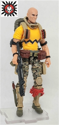 Marauder "WASTE-LAND CHUCK" Geared-Up MTF Male Trooper - 1:18 Scale Marauder Task Force Action Figure