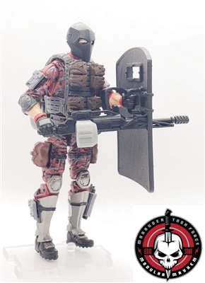 Marauder "GRAVE-DIGGER" Geared-Up MTF Male Trooper - 1:18 Scale Marauder Task Force Action Figure
