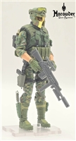 Marauder "JUNGLE TROOPER"  Geared-Up MTF Male Trooper - 1:18 Scale Marauder Task Force Action Figure