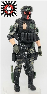 Marauder "NIGHTFALL TROOPER"  Geared-Up MTF Male Trooper - 1:18 Scale Marauder Task Force Action Figure