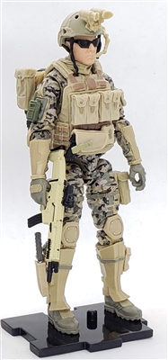 "Geared-UP" DESERT-OPS MKII RANGER - 1:18 Scale Marauder Task Force Action Figure