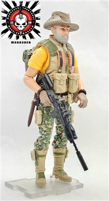 Marauder "POACHER" Geared-Up MTF Male Trooper - 1:18 Scale Marauder Task Force Action Figure