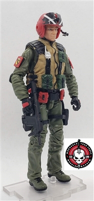 Marauder "CHOPPA PILOT" Geared-Up MTF Male Trooper - 1:18 Scale Marauder Task Force Action Figure