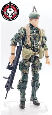 Marauder "GREEN BERET" Geared-Up MTF Male Trooper - 1:18 Scale Marauder Task Force Action Figure