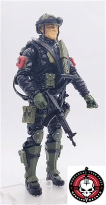 Marauder "NIGHT PARATROOPER" Geared-Up MTF Male Trooper - 1:18 Scale Marauder Task Force Action Figure