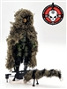 Marauder ""GHILLIE SNIPER" Geared-Up MTF Male Trooper - 1:18 Scale Marauder Task Force Action Figure