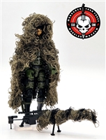 Marauder ""GHILLIE SNIPER" Geared-Up MTF Male Trooper - 1:18 Scale Marauder Task Force Action Figure