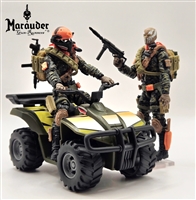 Marauder "SHRAPNEL with ATV" Geared-Up MTF Male Trooper - 1:18 Scale Marauder Task Force Action Figure