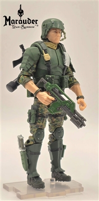 Marauder "XENO MARINE" Geared-Up MTF Male Trooper - 1:18 Scale Marauder Task Force Action Figure