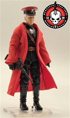 Marauder "RED SHADOWS OFFICER" Geared-Up MTF Male Trooper - 1:18 Scale Marauder Task Force Action Figure