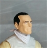 Male Head: "Trooper" Light Skin Tone with Black Hair - 1:18 Scale MTF Accessory for 3-3/4" Action Figures