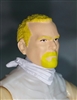 Male Head: "Trooper" Light Skin Tone with BLONDE GOATEE - 1:18 Scale MTF Accessory for 3-3/4" Action Figures