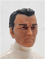 Male Head: "KELLY" TAN Skin Tone with BLACK Hair - 1:18 Scale MTF Accessory for 3-3/4" Action Figures