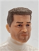 Male Head: "BEAU" LIGHT Skin Tone with BROWN Hair - 1:18 Scale MTF Accessory for 3-3/4" Action Figures
