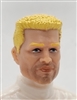 Male Head: "BEAU" LIGHT Skin Tone with BLONDE Hair - 1:18 Scale MTF Accessory for 3-3/4" Action Figures