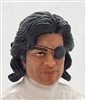 Male Head: "KEN" TAN Skin Tone with BLACK Hair - 1:18 Scale MTF Accessory for 3-3/4" Action Figures