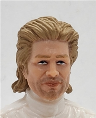 Male Head: "HENRY" LIGHT Skin Tone with LIGHT BROWN Hair - 1:18 Scale MTF Accessory for 3-3/4" Action Figures