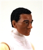 Male Head: "Vanguard" Tan Skin Tone with BLACK Hair - 1:18 Scale MTF Accessory for 3-3/4" Action Figures