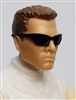 Male Head: "DUTCH" Light Skin Tone with Sport Sunglasses & Brown Hair - 1:18 Scale MTF Accessory for 3-3/4" Action Figures