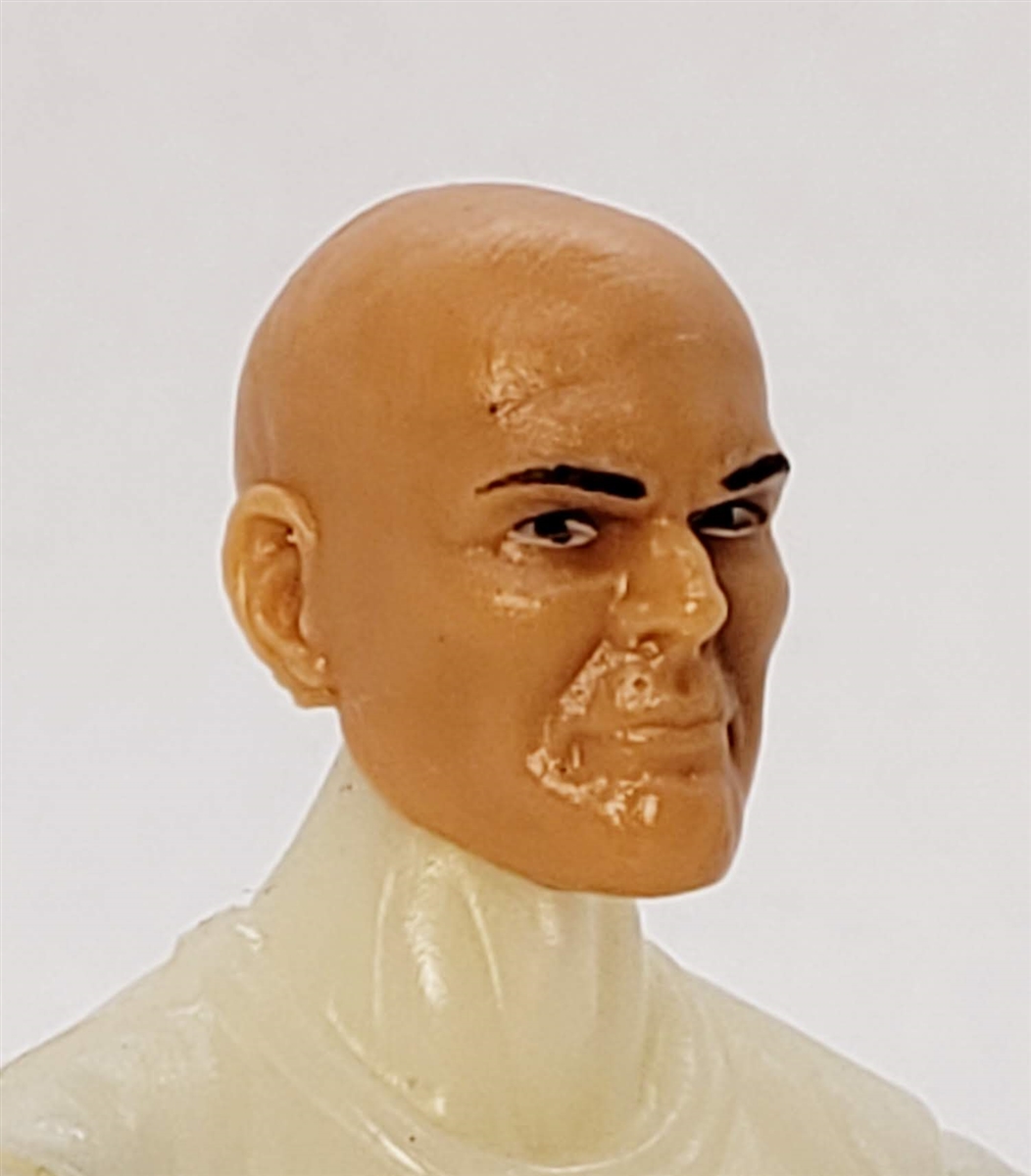 Male Head: Brynner Light Skin Tone BALD Head - 1:18 Scale MTF Accessory  for 3-3/4 Action Figures