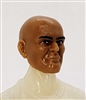 Male Head: "Brynner" TAN Skin Tone BALD Head - 1:18 Scale MTF Accessory for 3-3/4" Action Figures