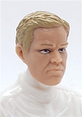 Male Head: "LOGAN" Light Skin Tone with LIGHT BROWN Hair - 1:18 Scale MTF Accessory for 3-3/4" Action Figures
