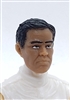 Male Head: "LOGAN" TAN Skin Tone with BLACK Hair - 1:18 Scale MTF Accessory for 3-3/4" Action Figures