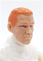 Male Head: "HANK" Light Skin Tone with RED Hair - 1:18 Scale MTF Accessory for 3-3/4" Action Figures