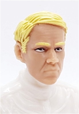 Male Head: "NIGEL" Light Skin Tone with BLONDE Hair - 1:18 Scale MTF Accessory for 3-3/4" Action Figures