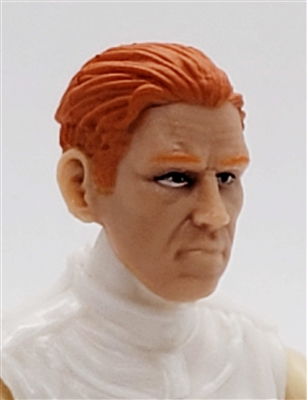Male Head: "IVAN" Light Skin Tone with RED Hair - 1:18 Scale MTF Accessory for 3-3/4" Action Figures