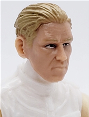 Male Head: "IVAN" Light Skin Tone with LIGHT BROWN Hair - 1:18 Scale MTF Accessory for 3-3/4" Action Figures