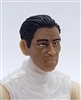 Male Head: "IVAN" TAN Skin Tone with BLACK Hair - 1:18 Scale MTF Accessory for 3-3/4" Action Figures
