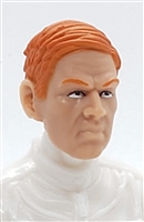 Male Head: "FRITZ" Light Skin Tone with RED Hair - 1:18 Scale MTF Accessory for 3-3/4" Action Figures