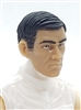 Male Head: "LEE" LIGHT TAN Skin Tone (ASIAN) with Black Hair - 1:18 Scale MTF Accessory for 3-3/4" Action Figures
