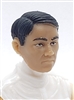 Male Head: "RYU" LIGHT TAN Skin Tone (ASIAN) with Black Hair - 1:18 Scale MTF Accessory for 3-3/4" Action Figures