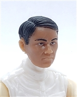 Male Head: "RYU" TAN Skin Tone with Black Hair - 1:18 Scale MTF Accessory for 3-3/4" Action Figures