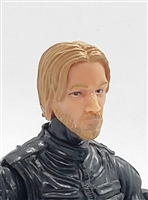 Male Head: "THEODORE" Light Skin Tone with LIGHT BROWN BEARD - 1:18 Scale MTF Accessory for 3-3/4" Action Figures