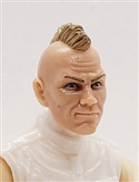 Male Head: "RYAN" Light Skin Tone with LIGHT BROWN MOHAWK Hair - 1:18 Scale MTF Accessory for 3-3/4" Action Figures