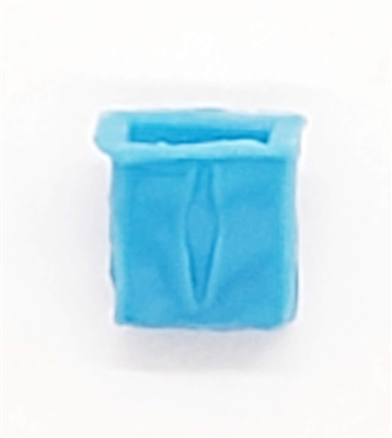 Ammo Pouch: Empty LIGHT BLUE Version - 1:18 Scale Modular MTF Accessory for 3-3/4" Action Figures
