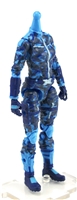 MTF Female Valkyries Body WITHOUT Head BLUE CAMO "Chimera-Ops" Version BASIC - 1:18 Scale Marauder Task Force Action Figure