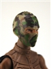 Female Head: Balaclava Mask Camo TAN/GREEN/BROWN Version - 1:18 Scale MTF Valkyries Accessory for 3-3/4" Action Figures