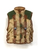 Male Vest: Model 86 Type TAN & GREEN Version - 1:18 Scale Modular MTF Accessory for 3-3/4" Action Figures